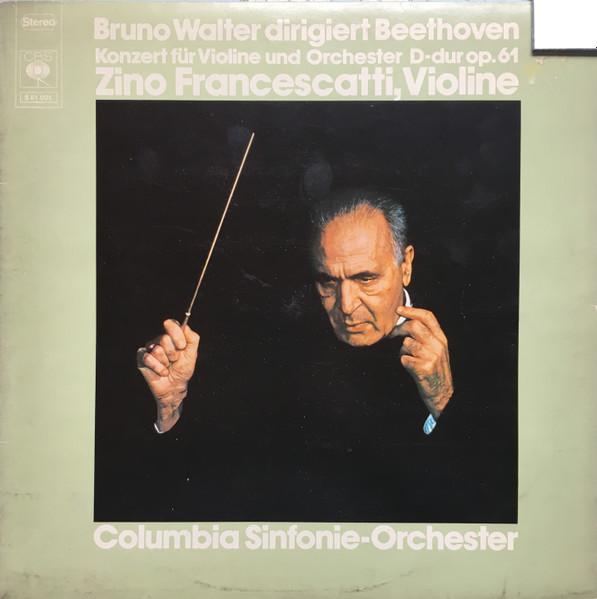 

LP Record LUDWIG VAN BEETHOVEN BRUNO WALTER Bruno Walter Dirigiert Beethoven S61001 CBS Germany Classical Used