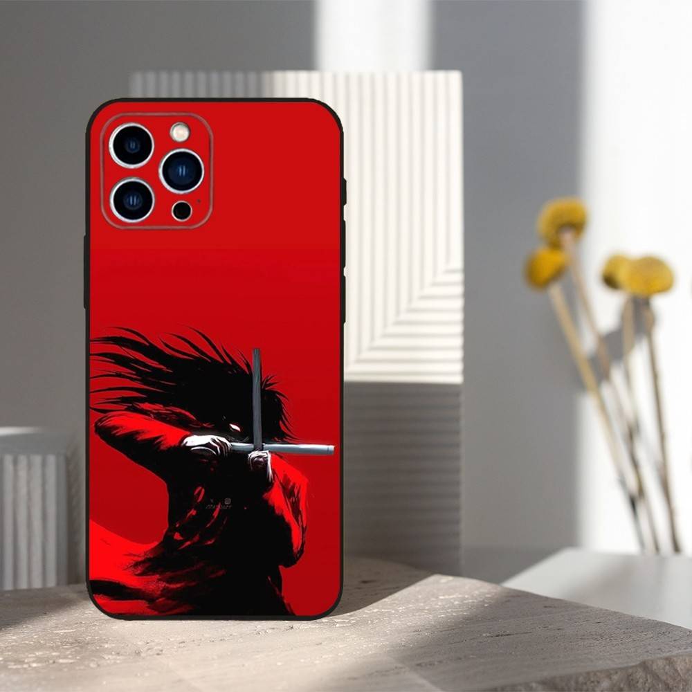 

Комиксы H-HELLSING Крутой чехол для телефона для iPhone 16,15,14,17,13,12,11 Plus,Pro Max,XS,X,XR,SE,Mini,8,7,Мягкий силиконовый черный чехол iPhone13PRO