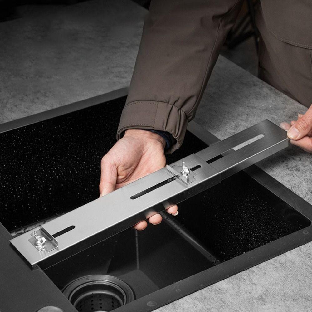 Adjustable Sink Bridge Sharpening Stone Holder Retractable Whetstone Base Vegetable Market