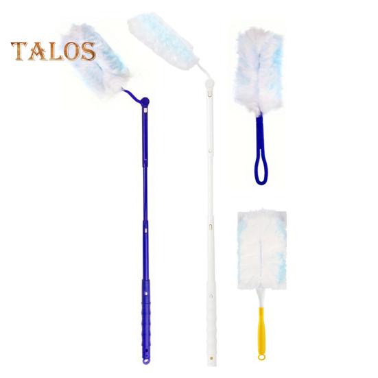 1 Set Expandable Duster Starter Kit 180/360 Duster Kit Handle Washable Mini Cleaning Duster Head Set Ceiling Fan Dust Remover