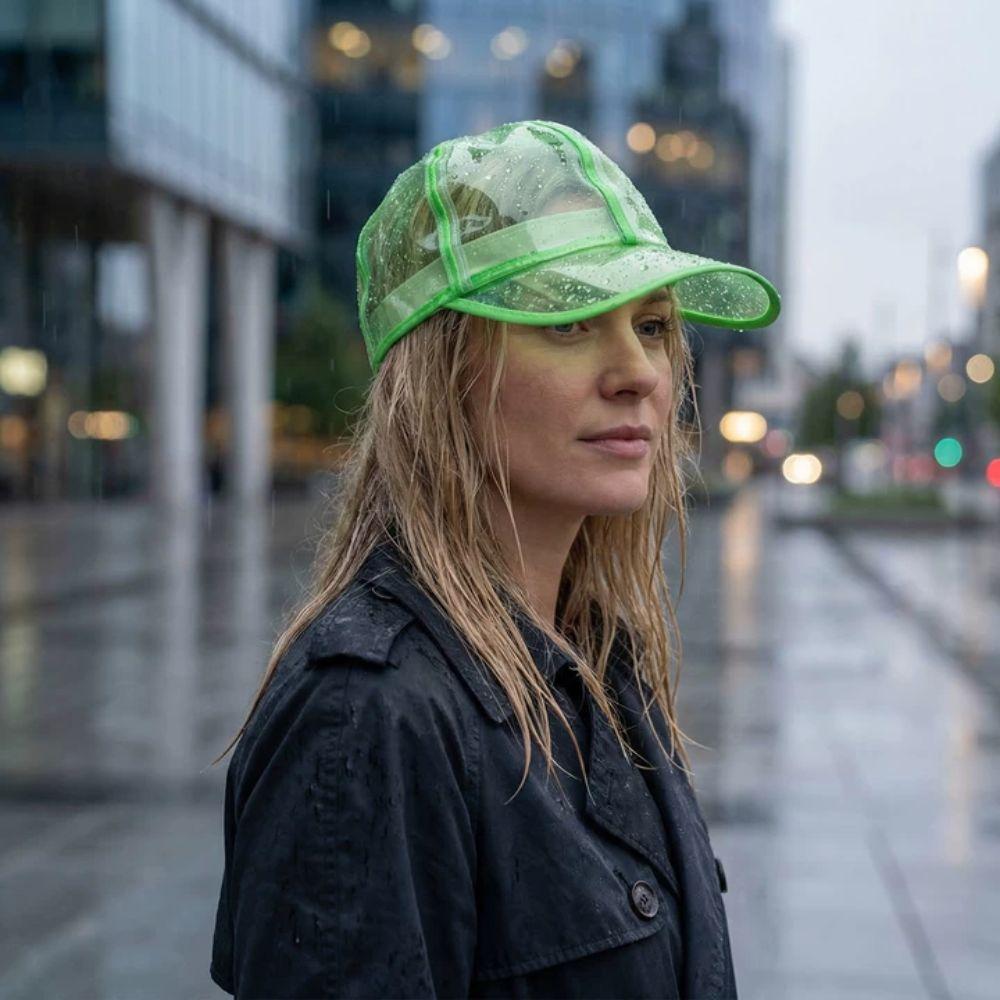 Adjustable Brim Water-Splashing Festival Hats Transparent Baseball Cap  Sun Protection