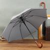 Automatic 8-bone Business Umbrella Golf Umbrella Wooden Hand Curved Bing Men's Straight Umbrella Plus Umbrella