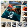 Battlefield Game Soldaat Vloerkleed, FPS Militaire Tactische Krijger Print Antislip Vloermat, Wasbaar Tapijt voor Gamer Slaapkamer Man Cave Woondecoratie