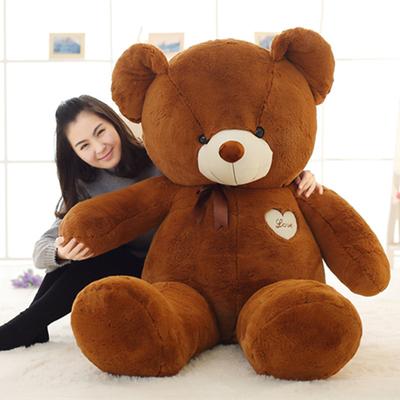 200cm Weich Riesen Bärenfell Bärenspielzeug Große Tiere Bärenmantel für Freundin Valentinstagsgeschenk Tier Teddybär Mäntel