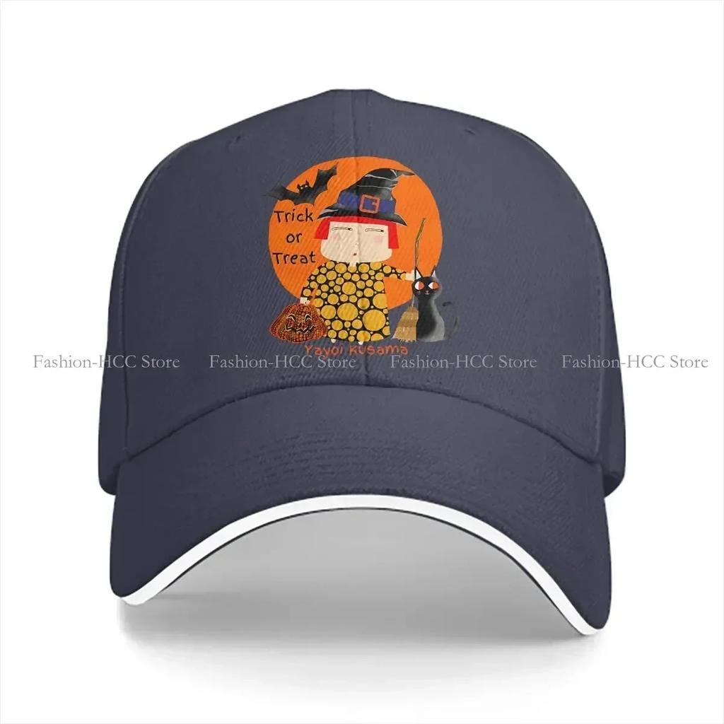 Halloween Baseball Cap Unisex Hats Women Visor Protection Snapback Yayoi Kusama Caps