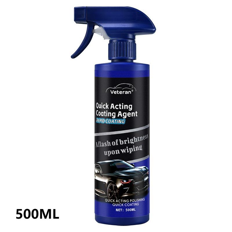 500ML Car Polish Wax Spray Ceramic Coating Nano Car Paint Protection Sealant | Hydrophobic Glass Shine & Plastic Trim Restorer 500ML