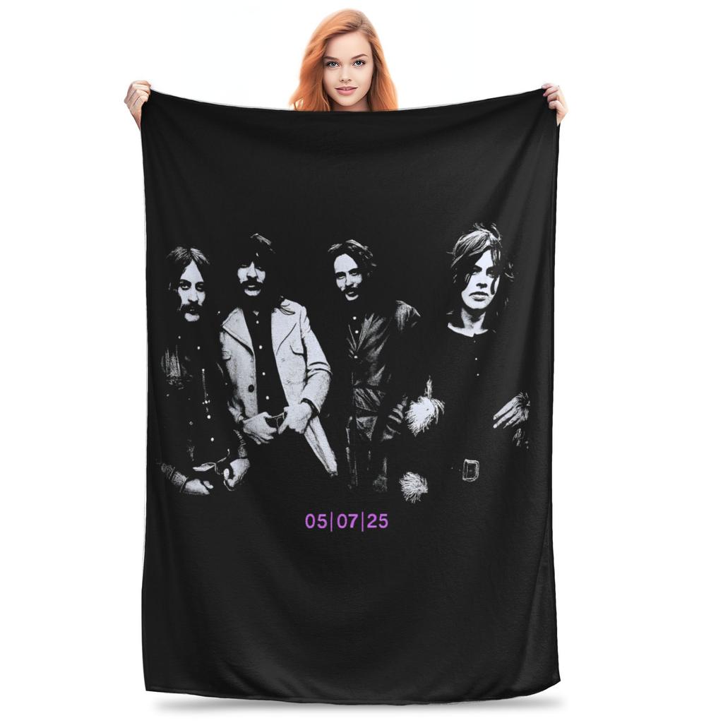 Black Sabbath Ozzy Is Bat Warm Soft Blankets  Travel Plush Throw Blanket Print Living Room Flannel Bedspread Sofa Bed Cover