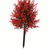 1 Pezzo Resistente ai Raggi UV Senza Sbiadire Felce Persiana Artificiale Paletto da Terra Pianta Verde Finta Per Giardino Patio Cortile Esterno Decorazione Hotel
