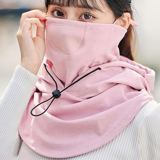 Winter Cycling Face Guard Neck Gaiter Breathable Thick Warm Windproof Outdoor Skiing Motorcycle Bandana Balaclava Hat