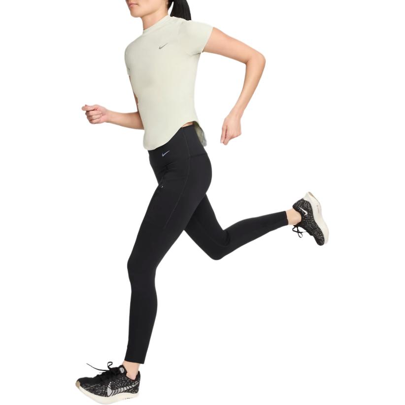 Nike Solid Color Round Neck Slim Fit Short Sleeve Breathable T-Shirt Women tops Light-Green FN2582-394