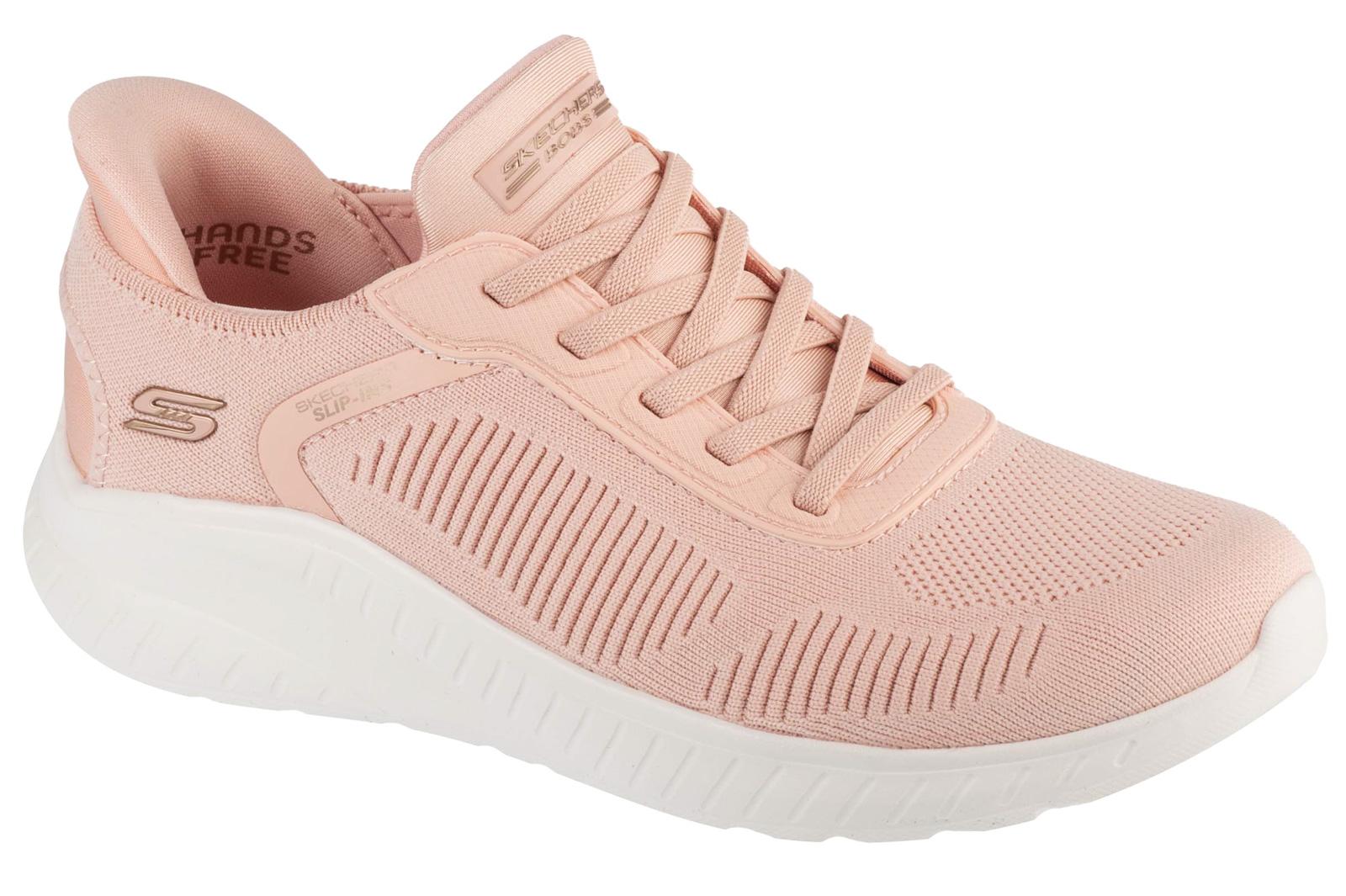 Skechers Slip-Ins: BOBS Sport Squad Chaos - Current Muse, rosa Damen Sneaker 40 rosa