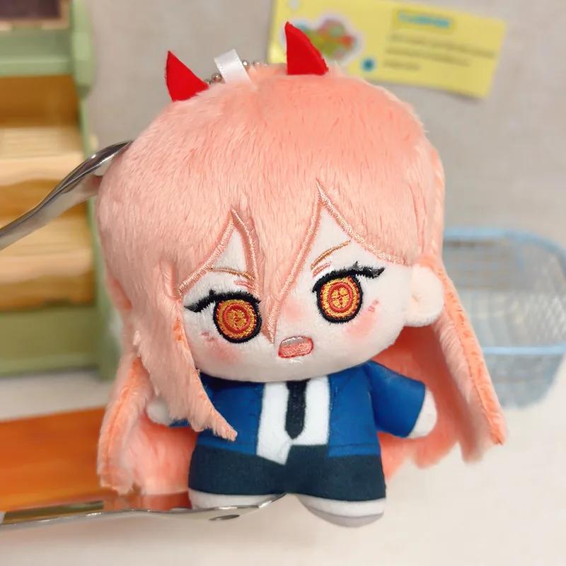 Chainsaw Man Anime Plush Keychain Cute Soft Character Doll Bag Charm Gift Collection Denji Makima Power