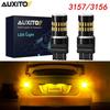 2-10x 3157 3156 3057 LED Amber Yellow Turn Signal Parking DRL 2400LM Light Bulbs