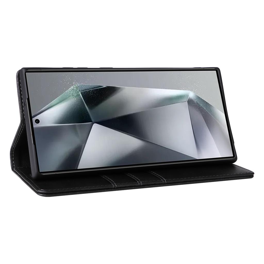 For Samsung Galaxy S26 Ultra Case RFID Blocking PU Leather Phone Wallet Cover