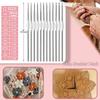 59 Piece Crochet Set, Portable Suspension Storage, Yarn Weaving, Beginner Knitting Tools