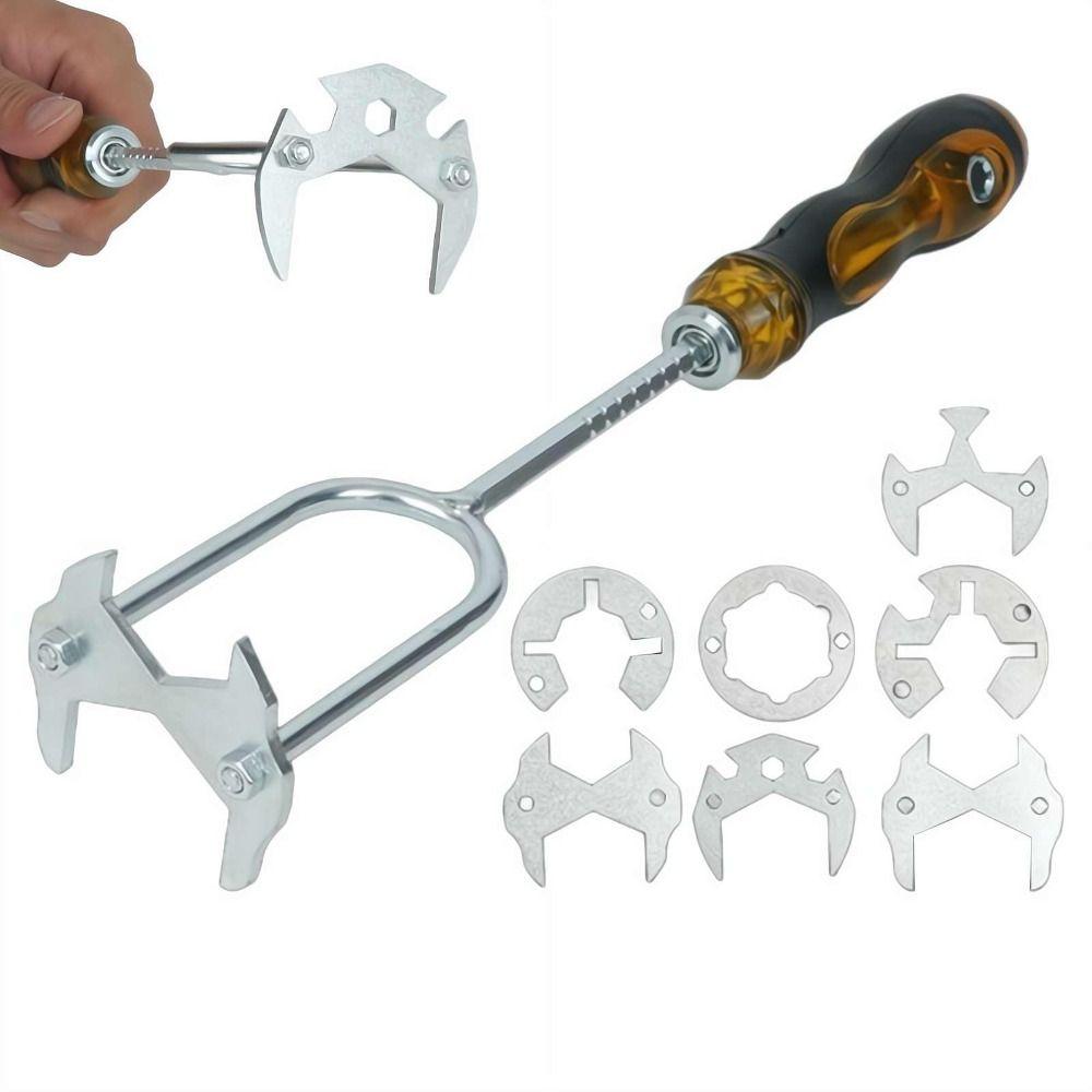 A Set Durable Construction Wrench Faucet Tool Non-Slip Grip Plumbers Wrench  Kitchen