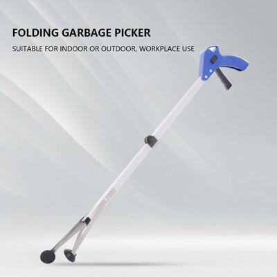 Garbage Picker Leaves Trash Pick Up Tool Foldable Gripper Extender Hand Tool Long Arm Clamp Trash Grabber Litter Reachers Picker