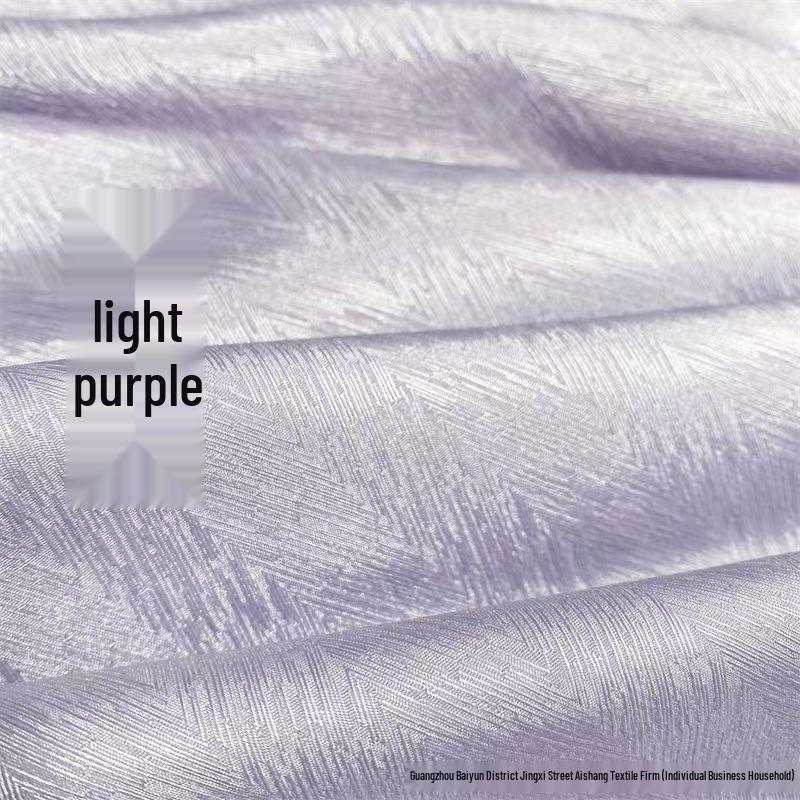 Herringbone Solid Color Twill Jacquard Fabric for Hanfu and Cheongsam Skirts