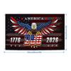 Bandiera Commemorativa del 250° Anniversario della Nascita dell'America Striscione Patriottico USA per il Giorno dell'Indipendenza Regalo da Collezione Storica 90x150cm