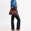 Coach Ella 35 Brand Logo Unique Design Leather Shoulder Bag Large Women Shoulder Bag Redwood CDY36-IMR1W