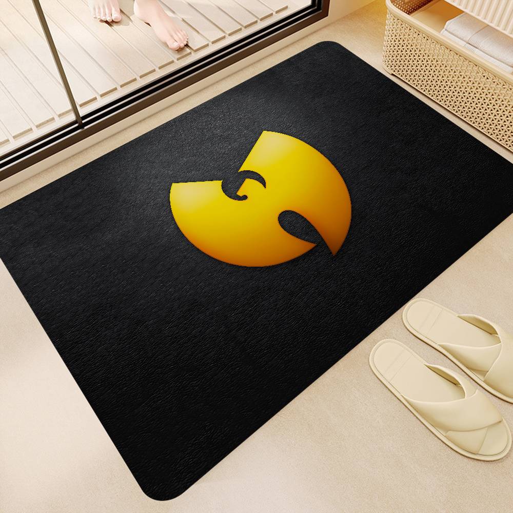 Tappetino da Pavimento WU-TANG-CLAN Antiscivolo Tappetino per Lavanderia Decorazione Lavanderia Balcone Soggiorno Bambini Tappeti per la Casa