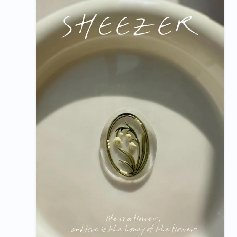 Tea Flower Wax Sealed Metal Seal Head Gift Decoration Sealing Sticker Diy Wedding Invitation Card Decoration