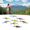 8PCS ABS Swimbaits Lures 10cm 14g Bass Fishing Lures Lifelike Crank Bait  Freshwater Fishing