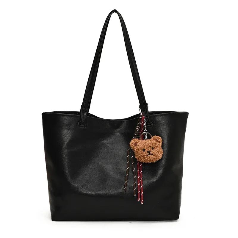 

Повседневная женская сумка через плечо для работы большой вместимости, новая осенне-зимняя ретро универсальная простая сумка