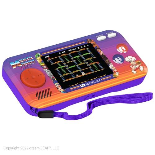 My Arcade Data East Pocket Player: Portable Game System with 308 Preloaded Retro Games, 2.75-inch Color Screen, and Speakers (DGUNL-4127), Purple