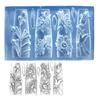 Beautiful 3D Floral Nail Art Silicone Mold Elegant Carving Flower Nail Art Accessory Mold for DIY Resin Designs
