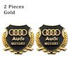 G7 2Pcs 3D Metal Badge Sticker Car Window Decoration Sticker car valve cover Accessory For QQ6 Q5 Q4 A4 A6 A7 A5 A3 Q3 Q2 A1 A8 TT