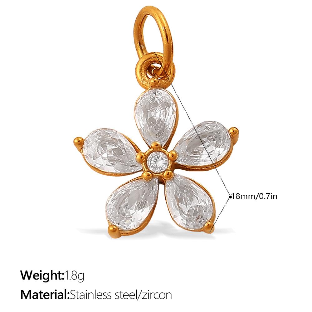 Yori 2Pcs Stylish and Versatile Multi-colored Flower Pendant Handmade DIY Jewelry Accessories Charm Wholesale 2026