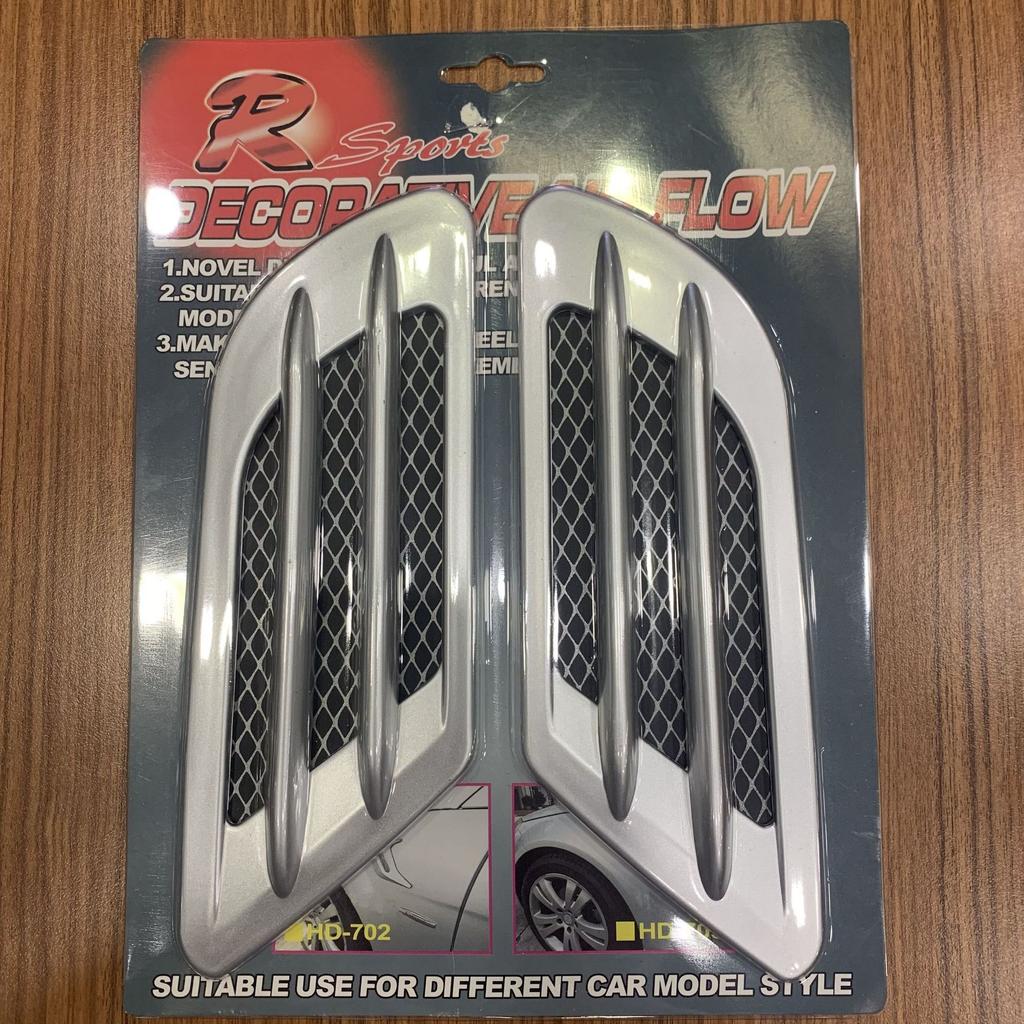 Car Decoration Shark Gills Side Fake Air Inlet Decorative Strips Car Modified Air Inlet Simulation Vents