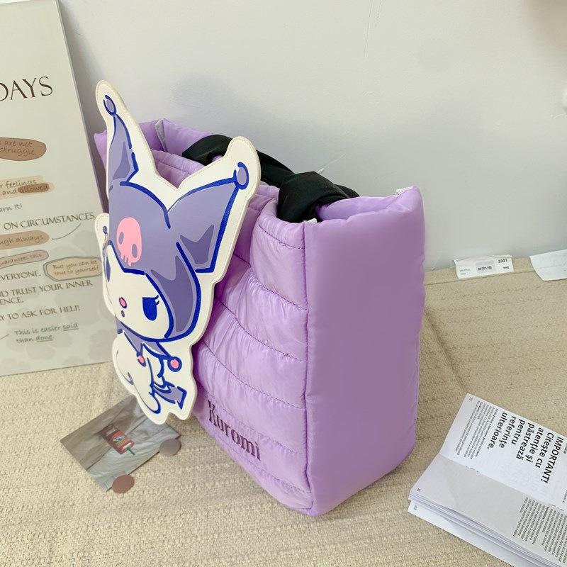 2025 Cute Cartoon Tote Bag - Girlish Large Capacity Shoulder Handbag for Women