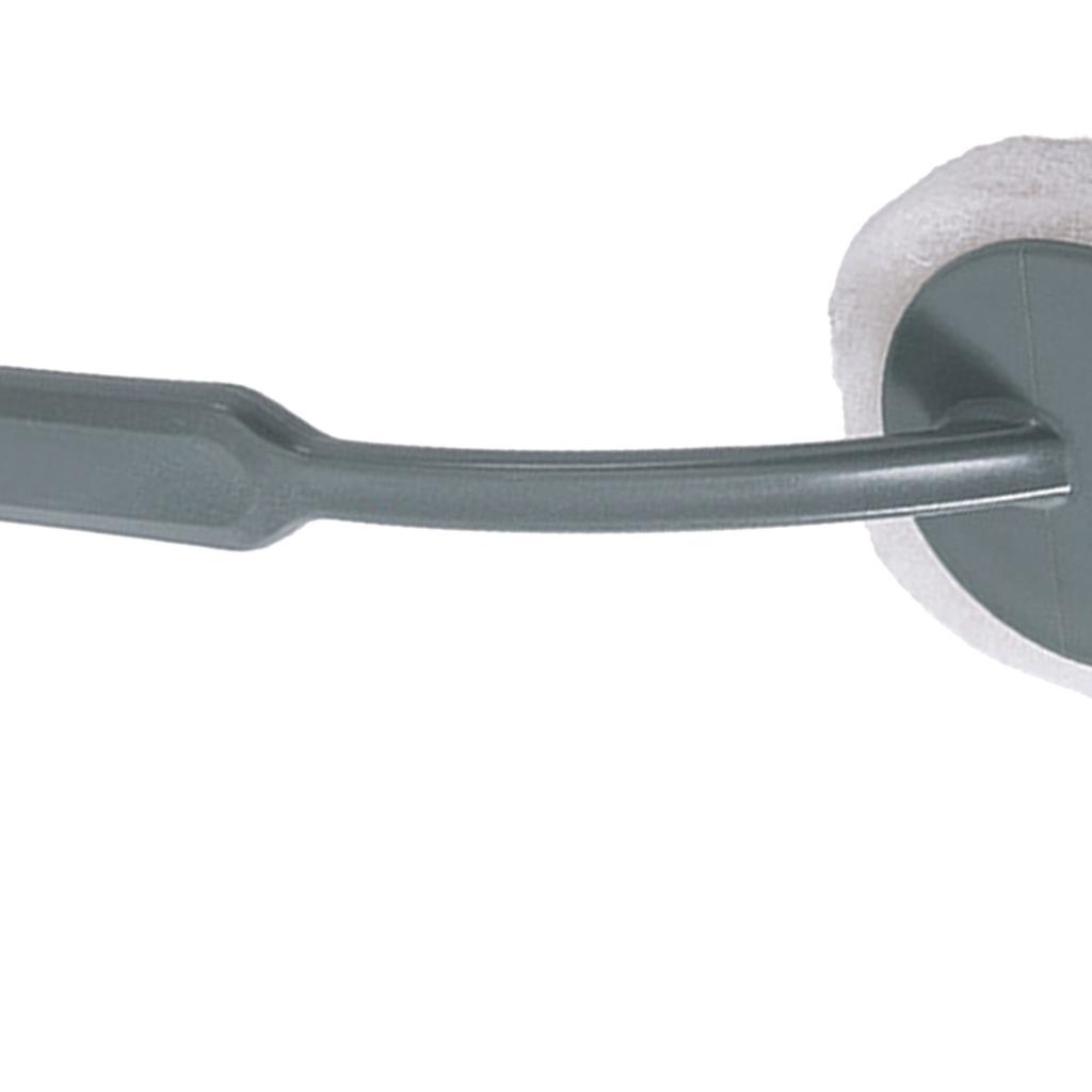 Scrub Brush Sponge Head Long Handle Cleaning Brush for Cleaning Bathroom Wall Bathtub Floor Gray