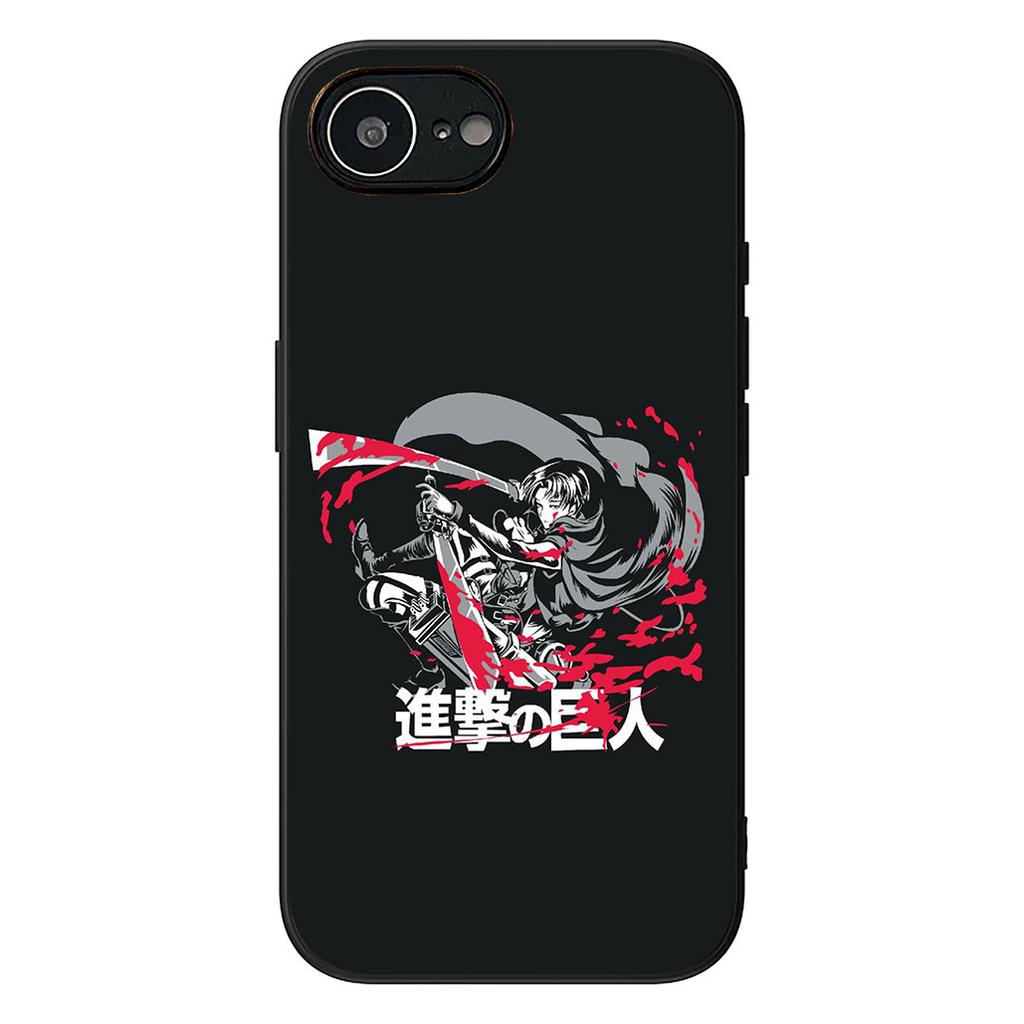 Eren Jaeger Levi Attack on titan Phone Cover for Apple iPhone 16 17 Air 14 15 Pro Max Plus 16+ 16E 14+ ProMax Protective Case