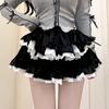 Women's Ruffled High-Waist Ballet Skirt - New Spring, Autumn & Winter Style, Slimming Princess Puffy Double-Layer Skirt
