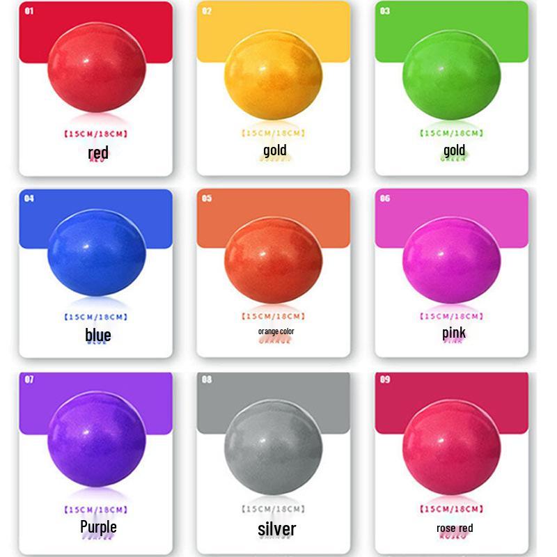 Rhythmische Gymnastik Ball: 15cm-18cm PVC für Übung, Training, Wettkampf - Geeignet für Kinder und Erwachsene