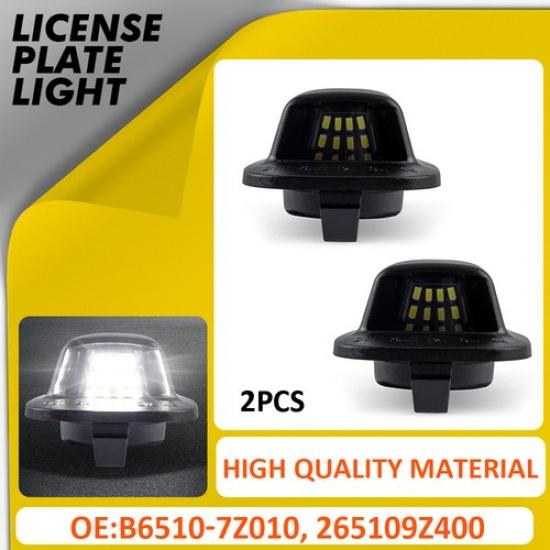 2X LED License Plate Light Tag For Nissan Xterra 1994-2004 Frontier 1998-2004