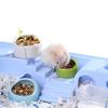 Non-Slip Plastic Pet Bowl - Small Animal Feeder & Water Dish for Hamsters, Rabbits, Cage Essentials Durable Food Container