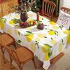 Vintage Floral Washable Tablecloth Soft Brushed Decorative Table Cover for Kitchen Dining Home Party Wedding Furniture Protection Home Decor