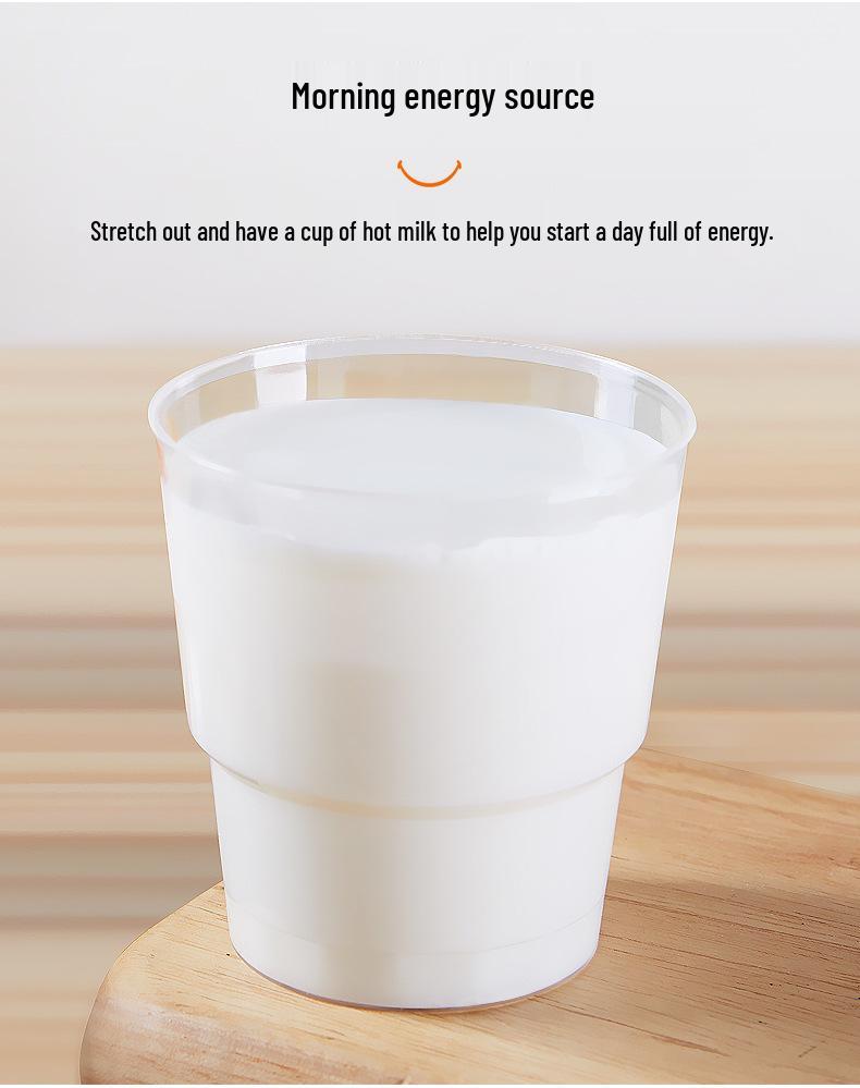 240ml Transparent Hard Plastic Aviation Cup with Customizable Logo
