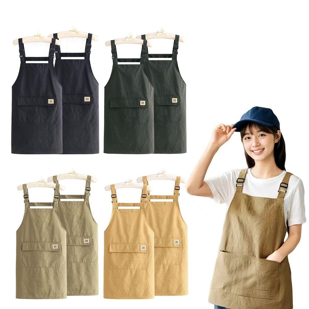Waterproof Sleeveless Apron Breathable Kitchen Aprons Stain-Resistant Apron  Cleaning Accessories