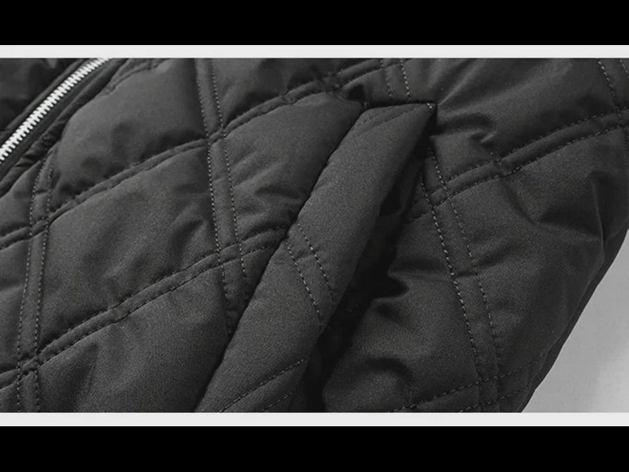 Men's Casual Warm Windproof Baseball Collar Jacket (Large Size)