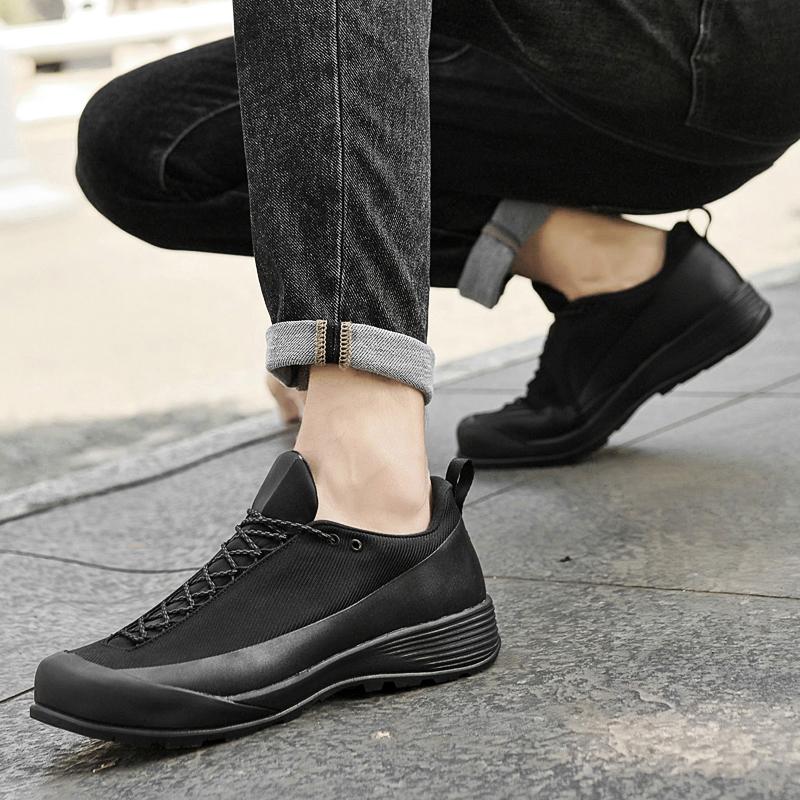 Mode Mode Sommar Vardagliga Plattor Herr Vandringsskor Enkla Herr Nät Sneakers Halkfria Sportskor Enkla Enfärgade Träningsskor