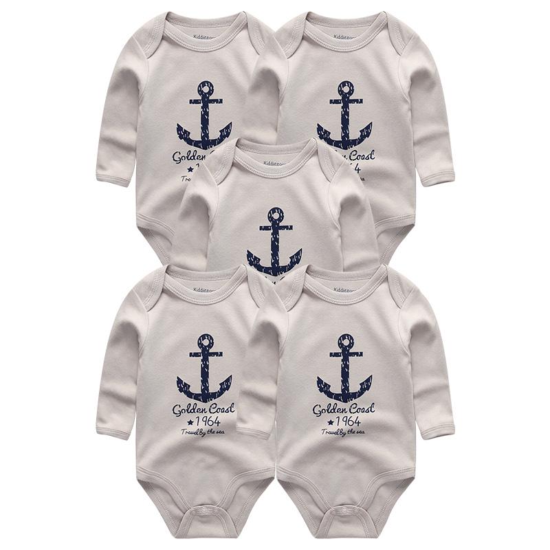 Haine pentru bebeluși, la modă, cu mâneci întregi, din bumbac, nou-născut, băiat, fetiță, cu desene animate, salopete infantile, 7 buc/seturi, salopete, haine pentru bebeluși