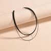 Stylish Alloy Star Pendant Velvet Cord Double Layer Women's Choker