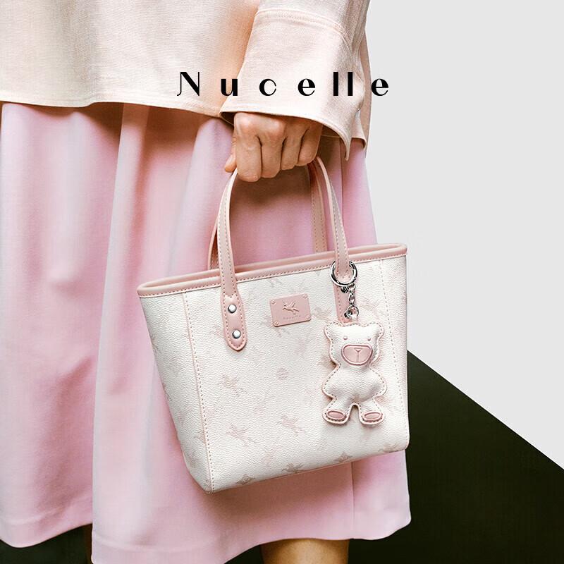 NUCELLE Women's Crossbody Bag, Handbag, Casual Bag, Pink, Small Size