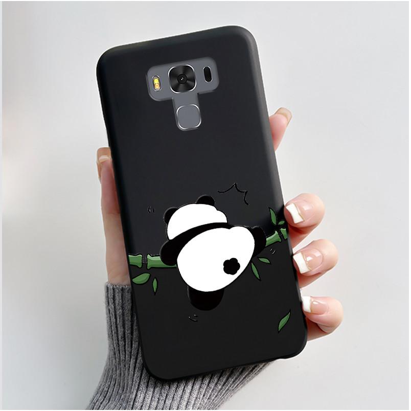 Case For Asus ZenFone 3 Max ZC553KL Capa Coque Cute Cartoon Printing Shell Protective Cover Soft Silicone Black Casing Funda