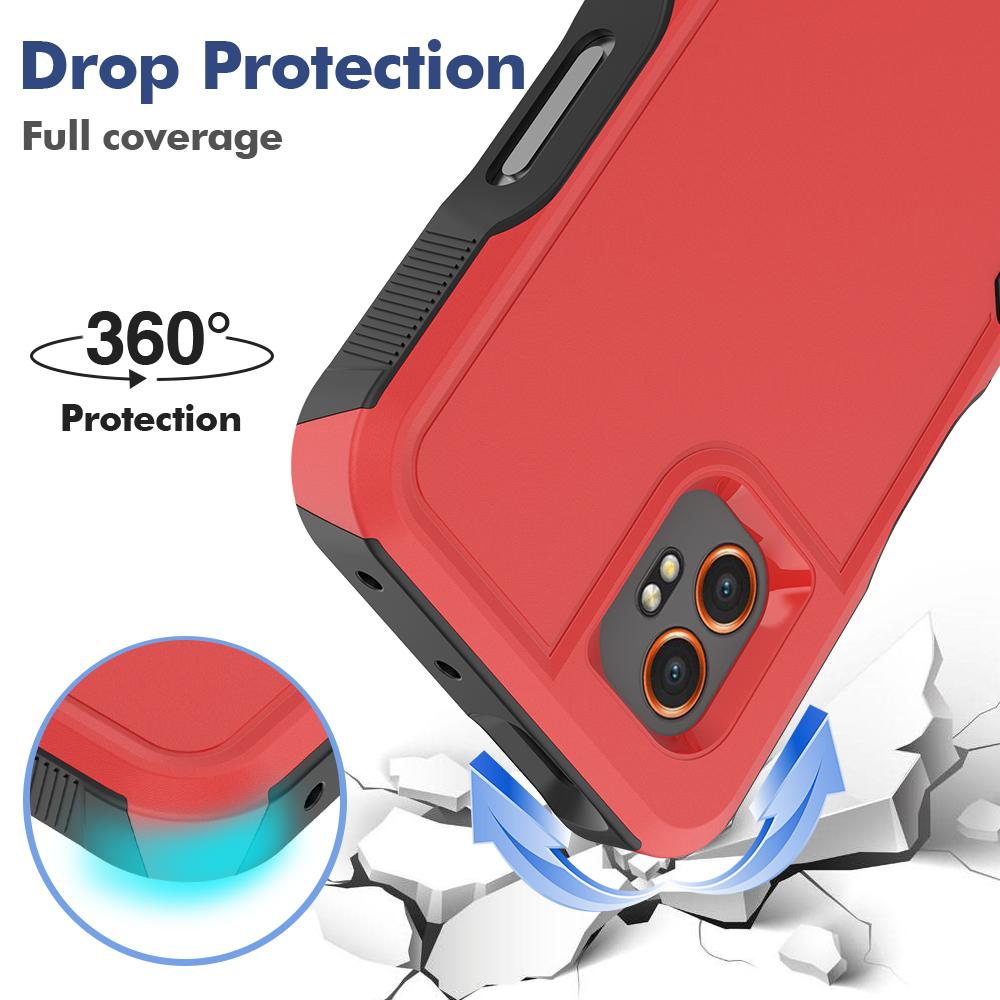 For Samsung Galaxy XCover7 Pro Case 2 in 1 PC + TPU Shockproof Phone Cover